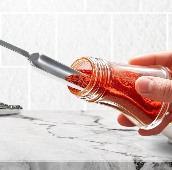 14-Piece Narrow-Mouth Stainless Steel Measuring Spoon Set with Leveler