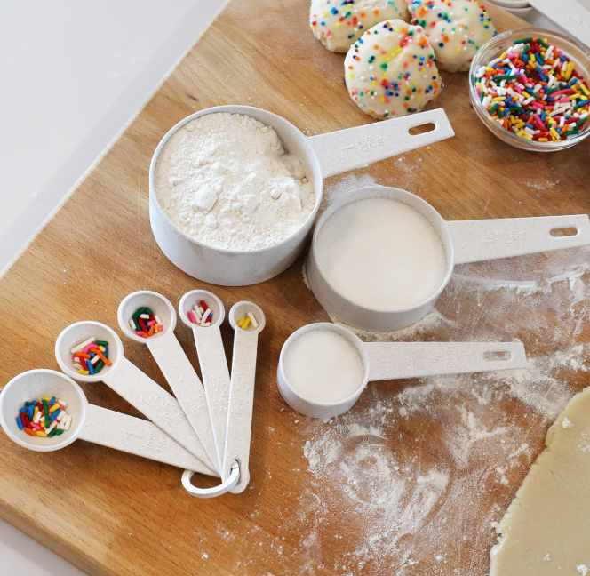 10-Piece Wheat Straw Measuring Cup and Spoon Set