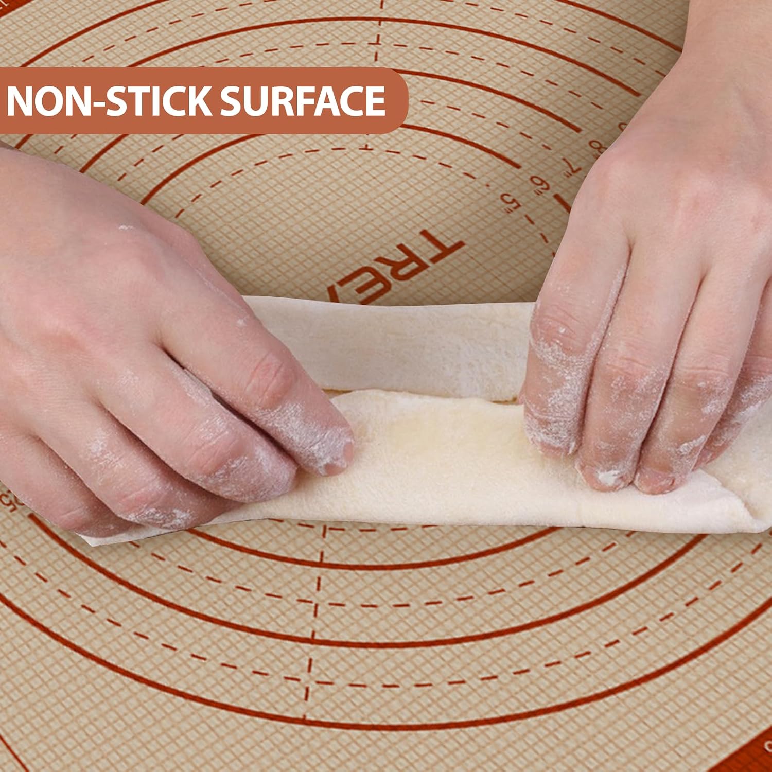 Silicone Baking and Kneading Mat for Home Use - Image 2