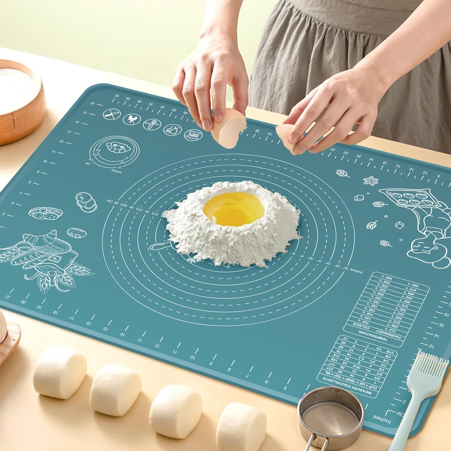 Non-Stick, Non-Slip Silicone Baking Mat