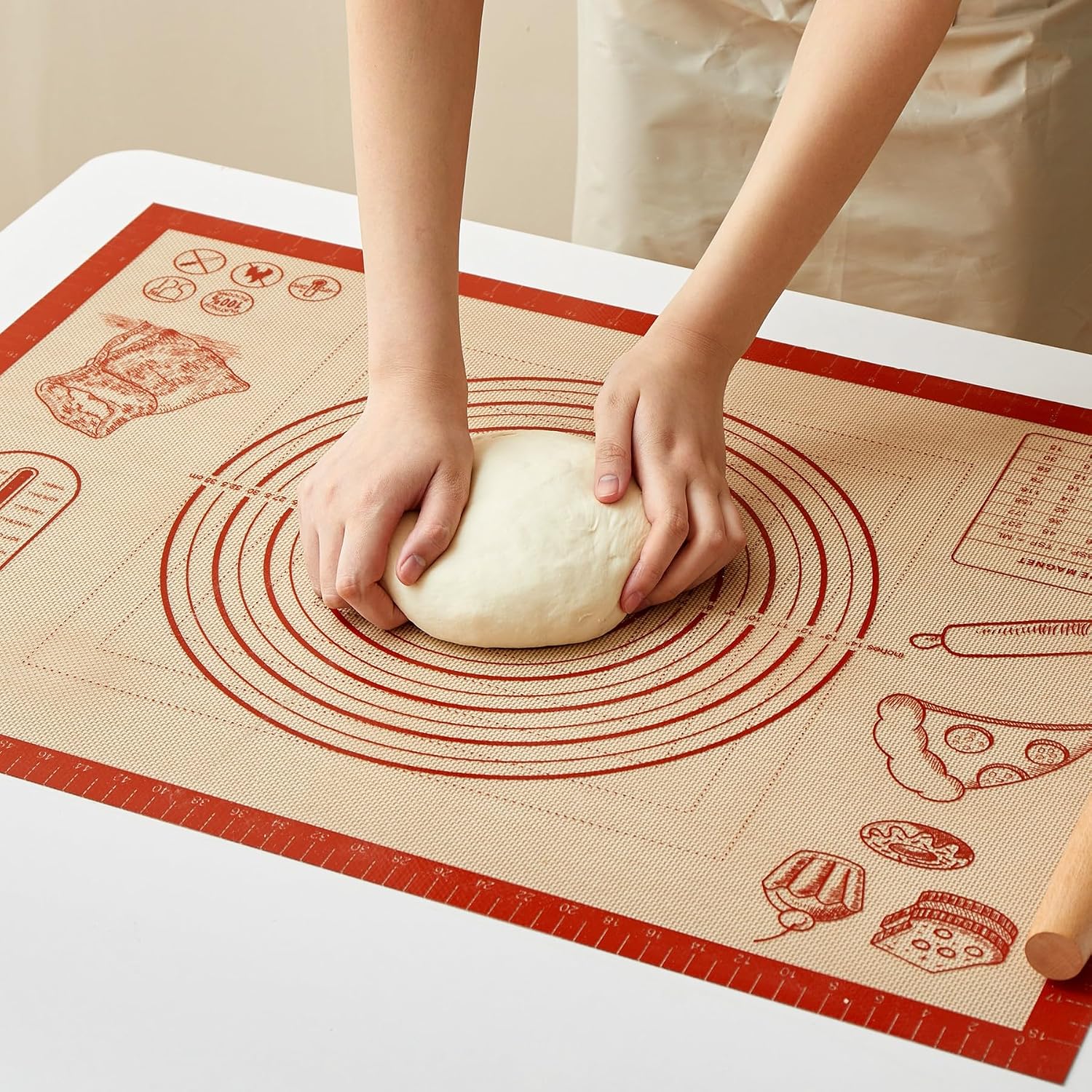 Heat-Resistant Silicone Dough-Working Mat
